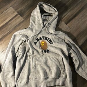 Grey BAPE hoodie